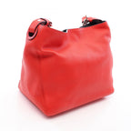 Loewe Shoulder Bag Bucket 2-Way Red Multi Leather Chain — view 2