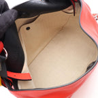 Loewe Shoulder Bag Bucket 2-Way Red Multi Leather Chain — view 3