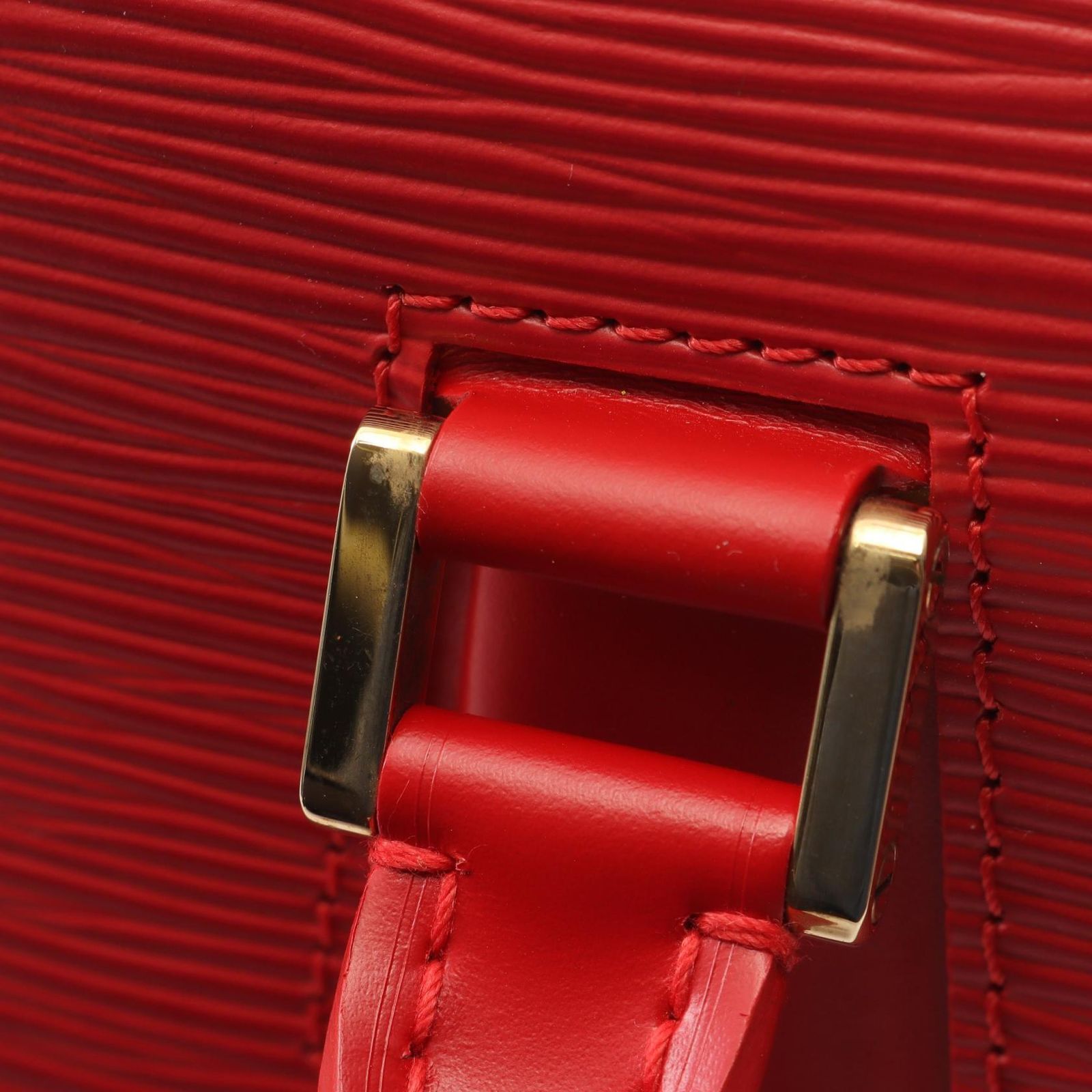 Louis Vuitton Handbag Jasmine Epi Castilian Red Leather — view 8