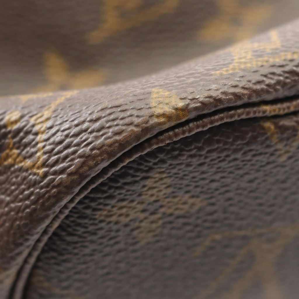 Louis Vuitton Tote Neverfull MM Monogram Canvas Leather — view 8