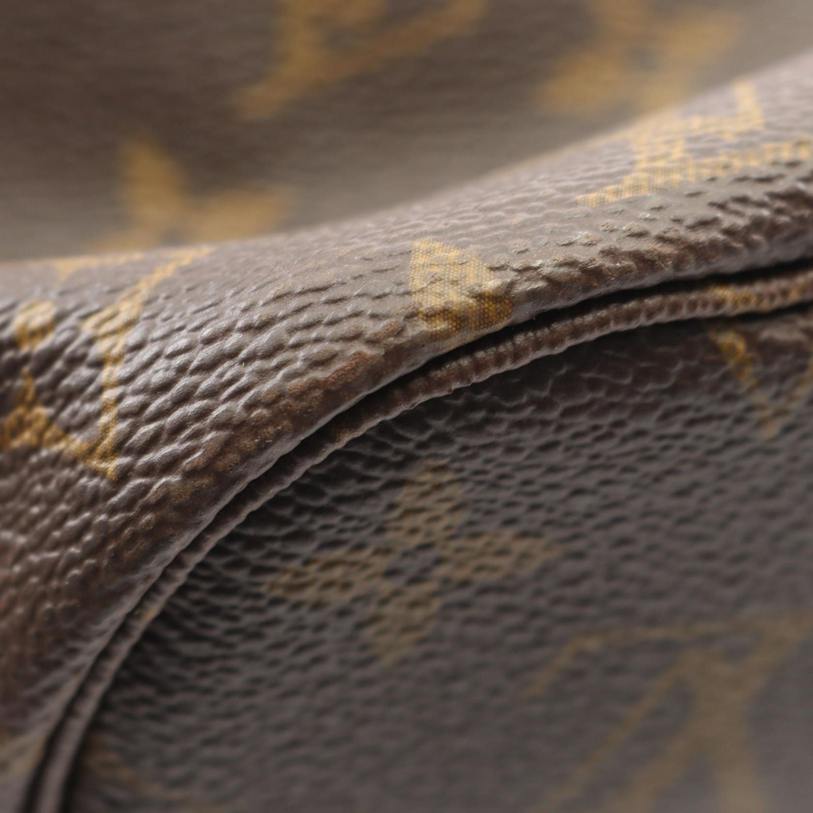 Louis Vuitton Tote Neverfull MM Monogram Canvas Leather — view 8