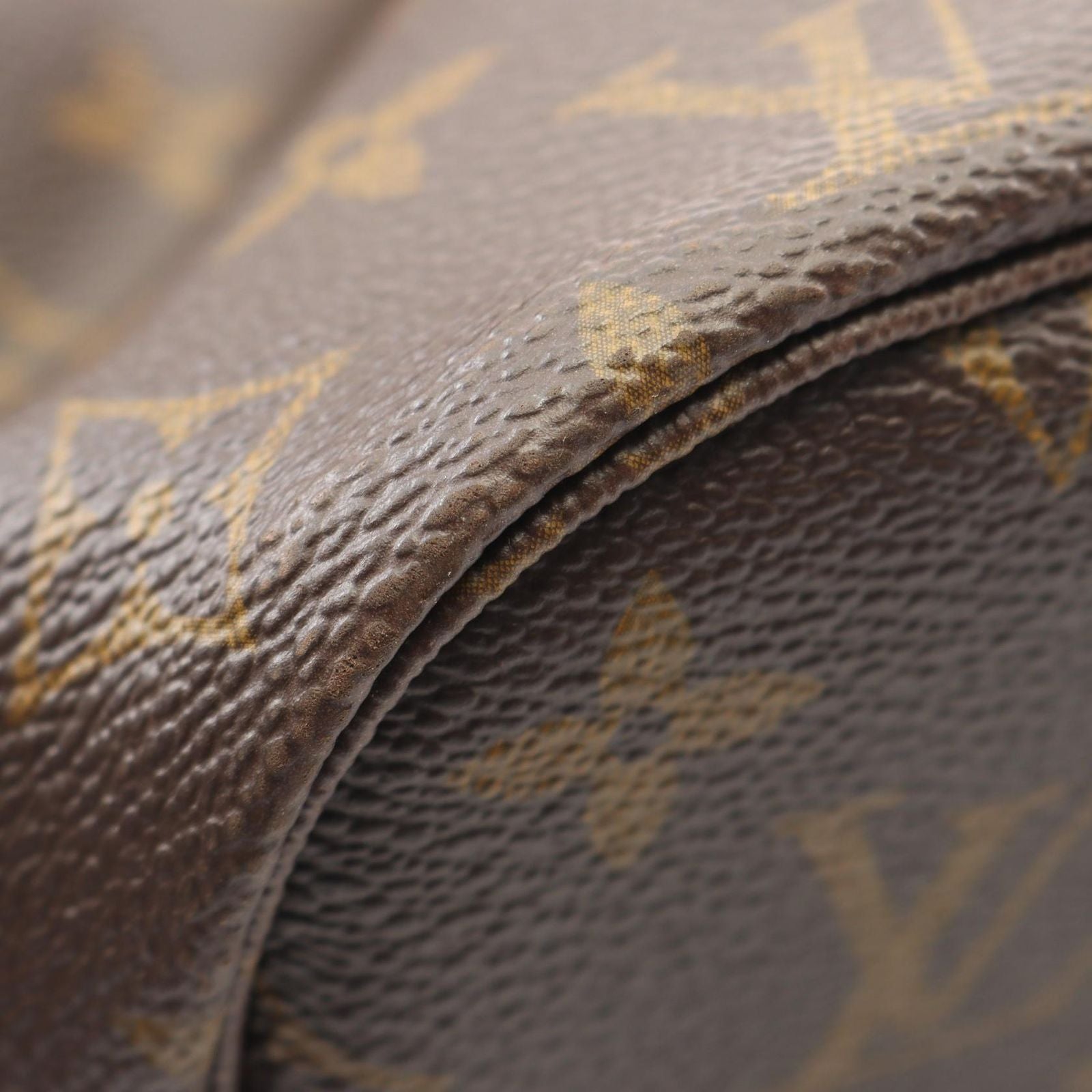 Louis Vuitton Tote Neverfull MM Monogram Canvas Leather — view 7