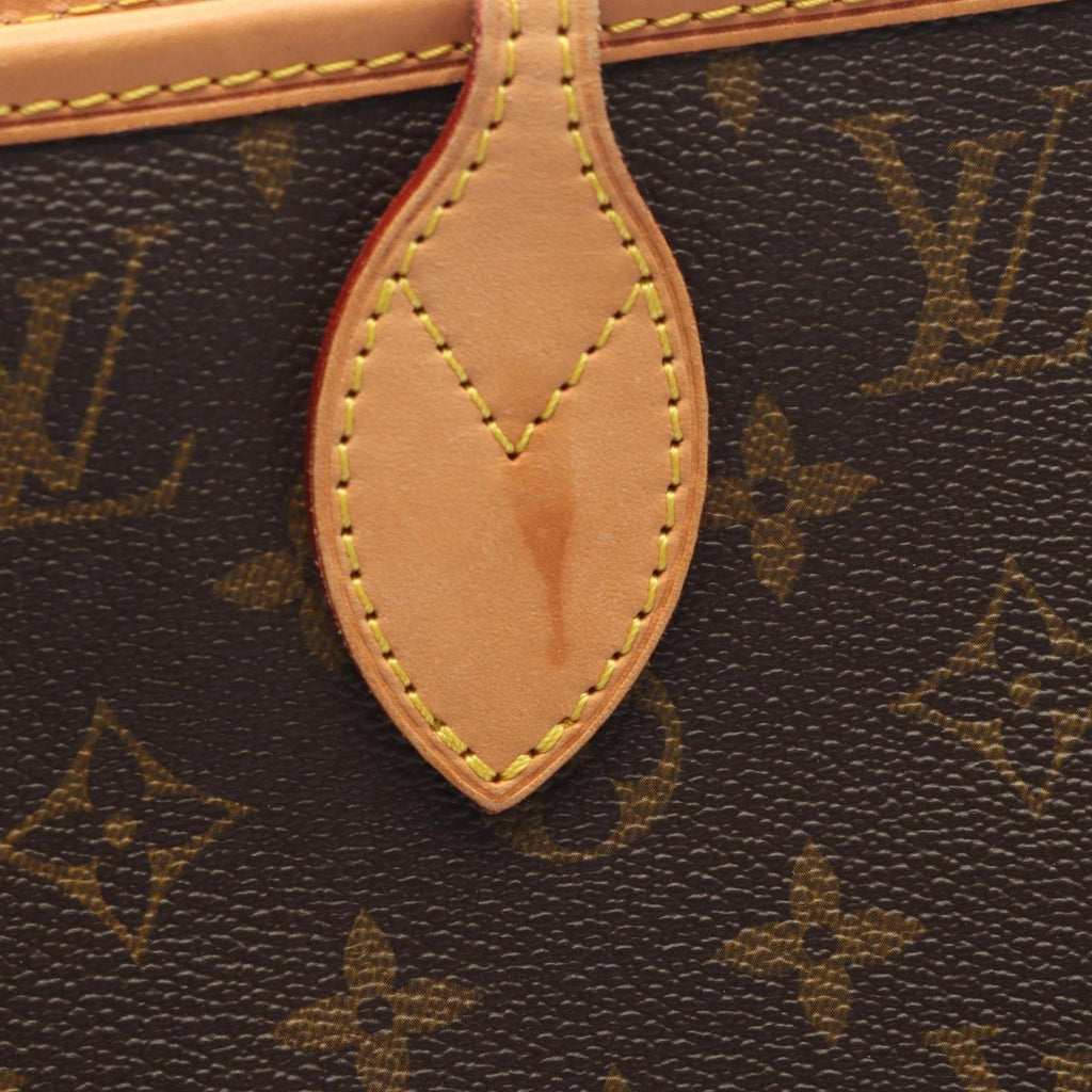 Louis Vuitton Tote Neverfull MM Monogram Canvas Leather — view 9