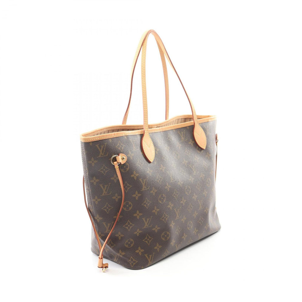 Louis Vuitton Tote Neverfull MM Monogram Canvas Leather — view 2
