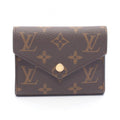 Louis Vuitton Trifold Wallet Portefeuille Victorine Monogram Fuchsia Leather