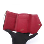 Louis Vuitton Trifold Wallet Portefeuille Victorine Monogram Fuchsia Leather — view 3