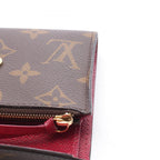 Louis Vuitton Trifold Wallet Portefeuille Victorine Monogram Fuchsia Leather — view 7