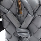 Bottega Veneta Shoulder Bag Loop Intrecciato Gray Leather Mini — view 6