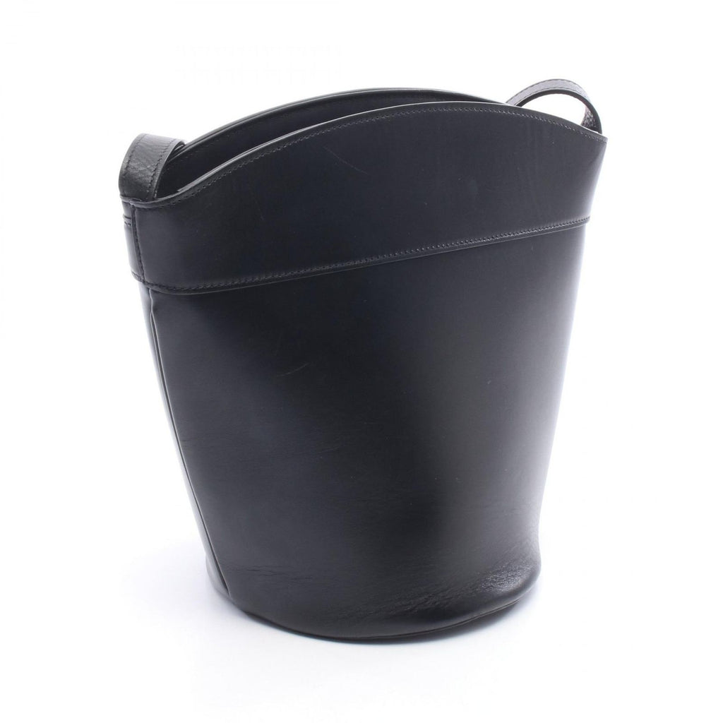 Celine Shoulder Bag Cles Sea Bucket Black Leather — view 2
