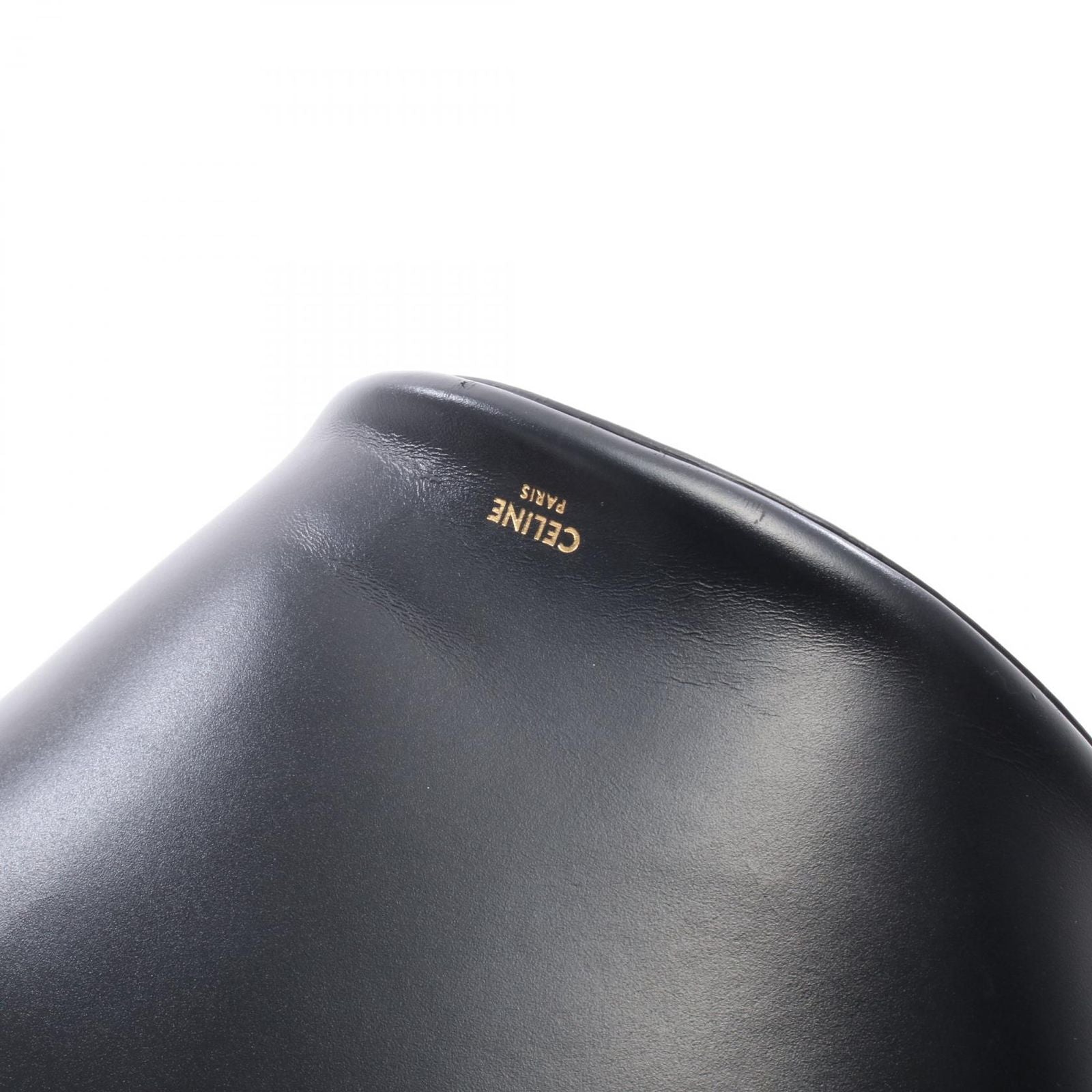 Celine Shoulder Bag Cles Sea Bucket Black Leather — view 5