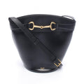 Celine Shoulder Bag Cles Sea Bucket Black Leather