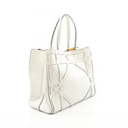 Dior Tote Giant Cannage Connect White Leather — view 2