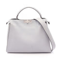 Fendi Handbag Peekaboo Essential 2-Way Light Gray