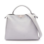 Fendi Handbag Peekaboo Essential 2-Way Light Gray