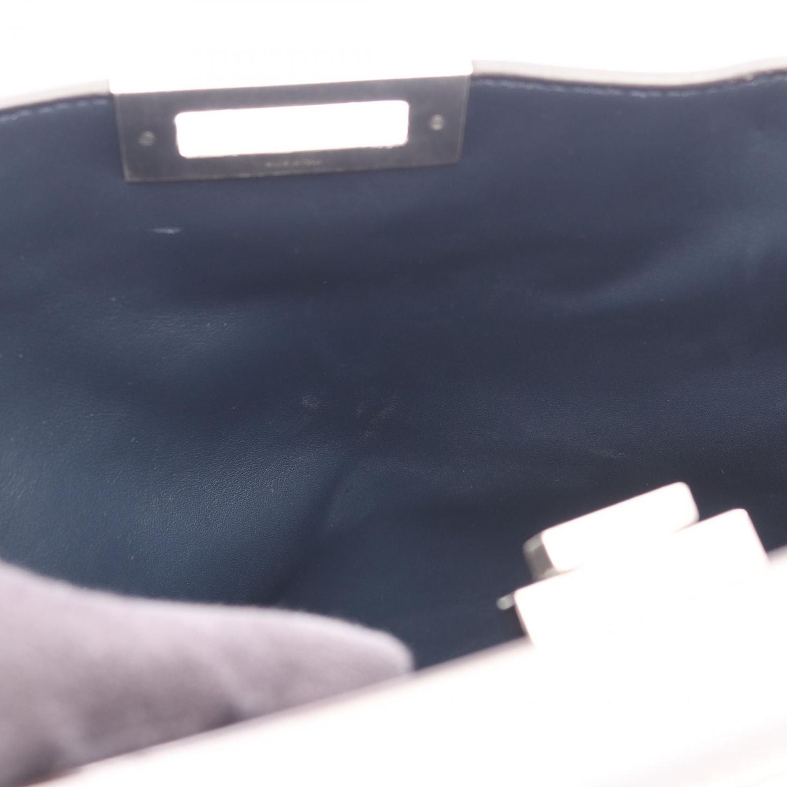 Fendi Handbag Peekaboo Essential 2-Way Light Gray — view 6