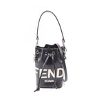 Fendi Handbag Mini Montresor 2-Way Black Leather