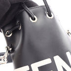 Fendi Handbag Mini Montresor 2-Way Black Leather — view 8