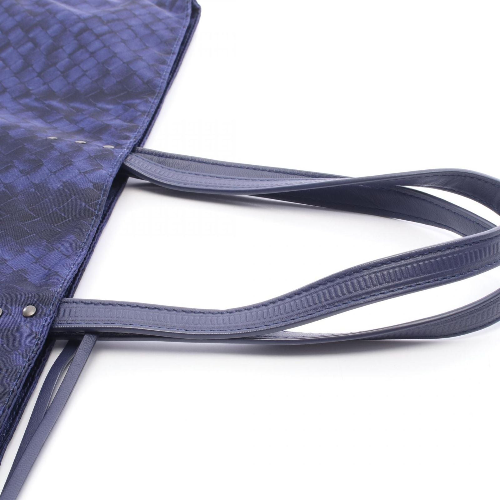 Bottega Veneta Tote Intreccio Illusion Blue Nylon Leather — view 5