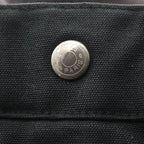 Hermes Tote Fourre Tout PM Black Canvas — view 8