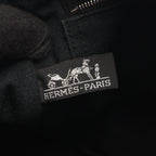 Hermes Tote Fourre Tout PM Black Canvas — view 4
