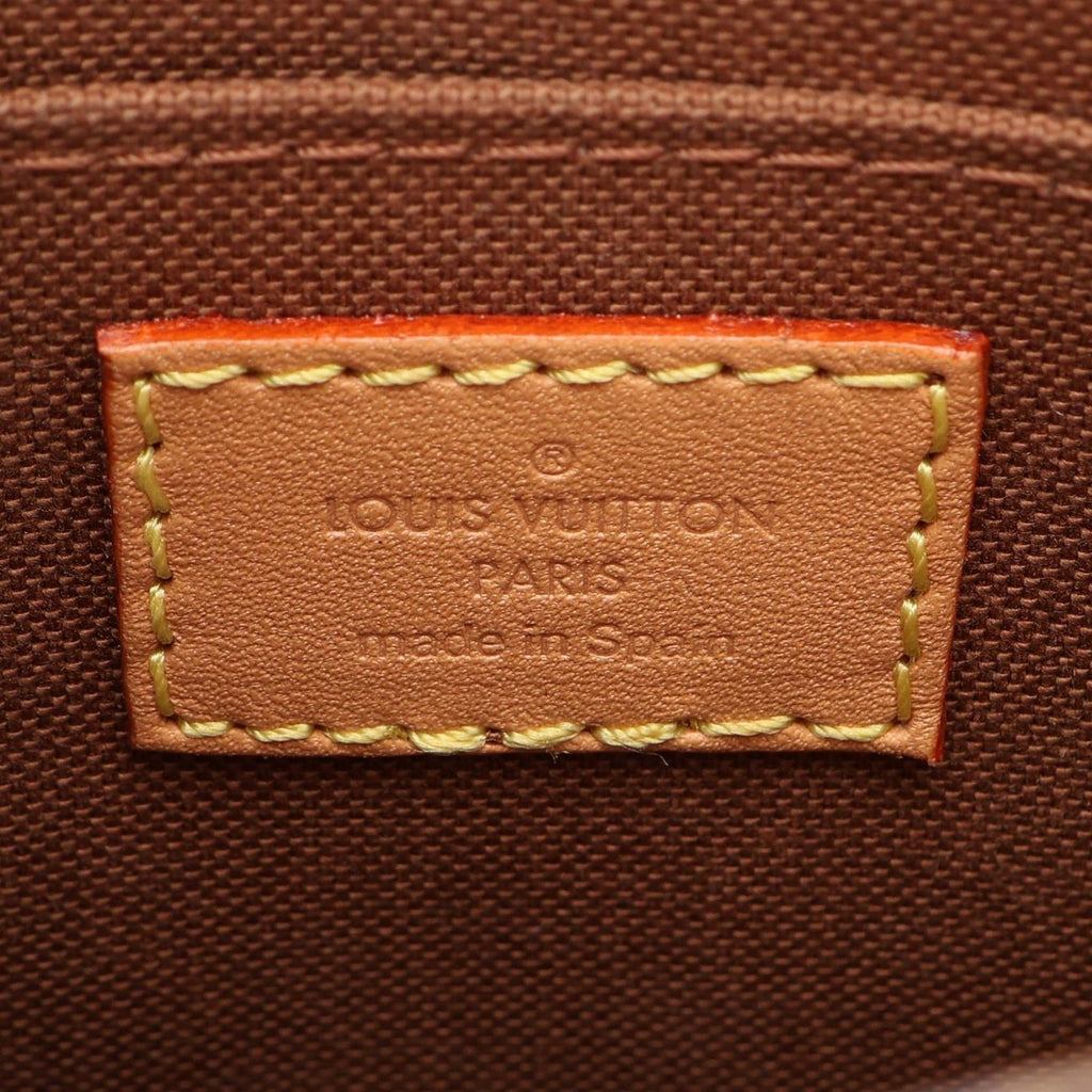 Louis Vuitton Handbag Sac Plat Monogram 2-Way Canvas Leather Petite — view 4