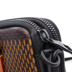 Louis Vuitton Shoulder Bag Double Phone Pouch Canvas Leather — view 7