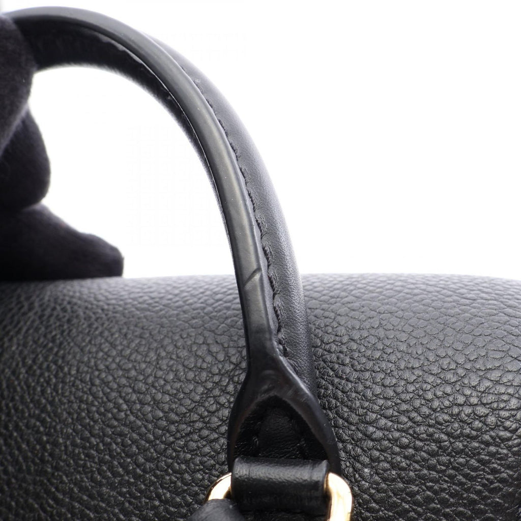 Louis Vuitton Backpack Montsouris NM PM Monogram Noir Canvas Leather — view 5