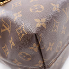 Louis Vuitton Backpack Montsouris NM PM Monogram Noir Canvas Leather — view 9