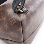 Louis Vuitton Backpack Montsouris NM PM Monogram Noir Canvas Leather — view 6