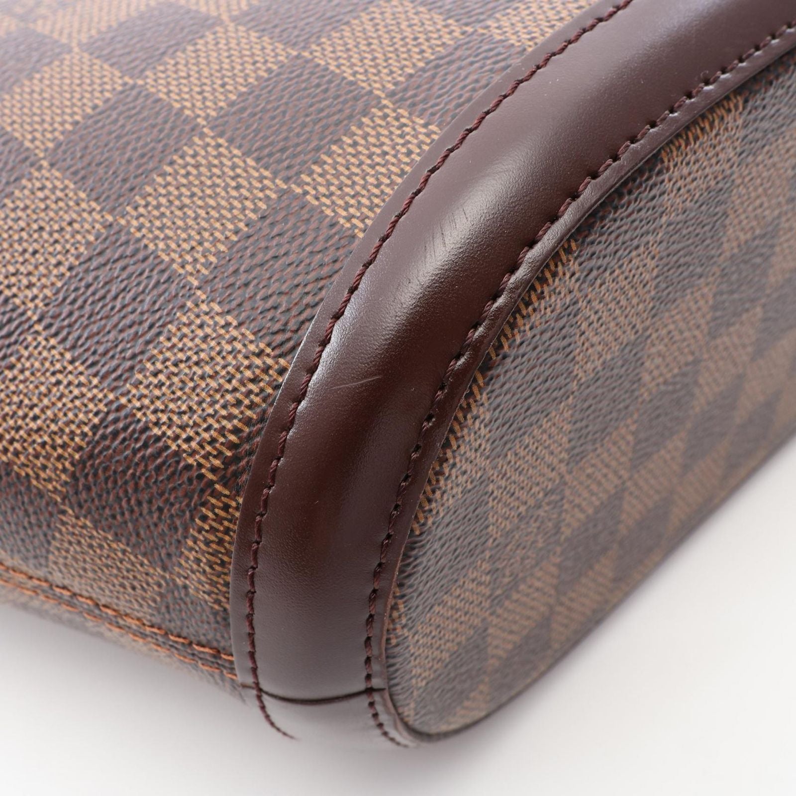 Louis Vuitton Tote Manosque PM Damier Ebene Canvas Leather — view 9