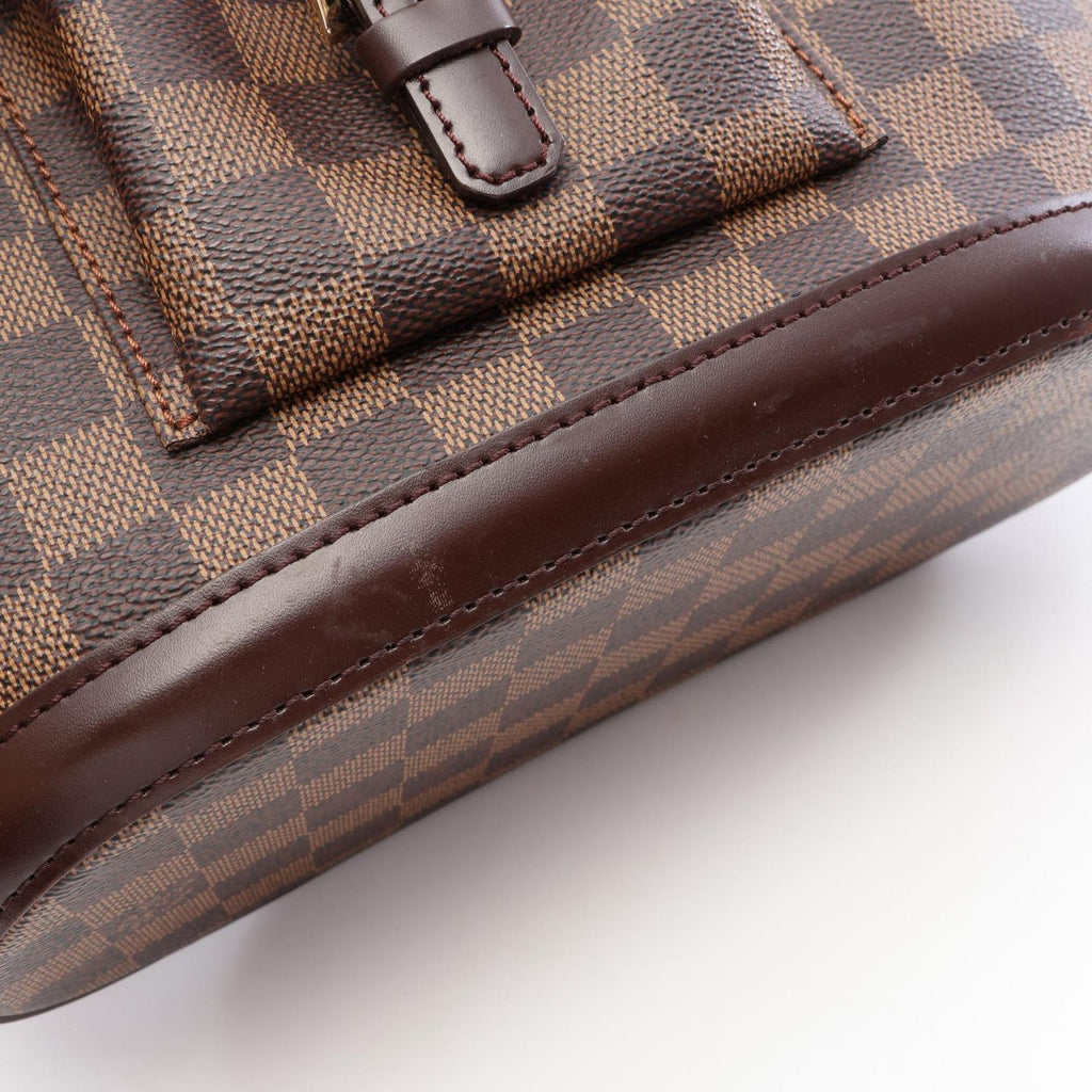 Louis Vuitton Tote Manosque PM Damier Ebene Canvas Leather — view 7