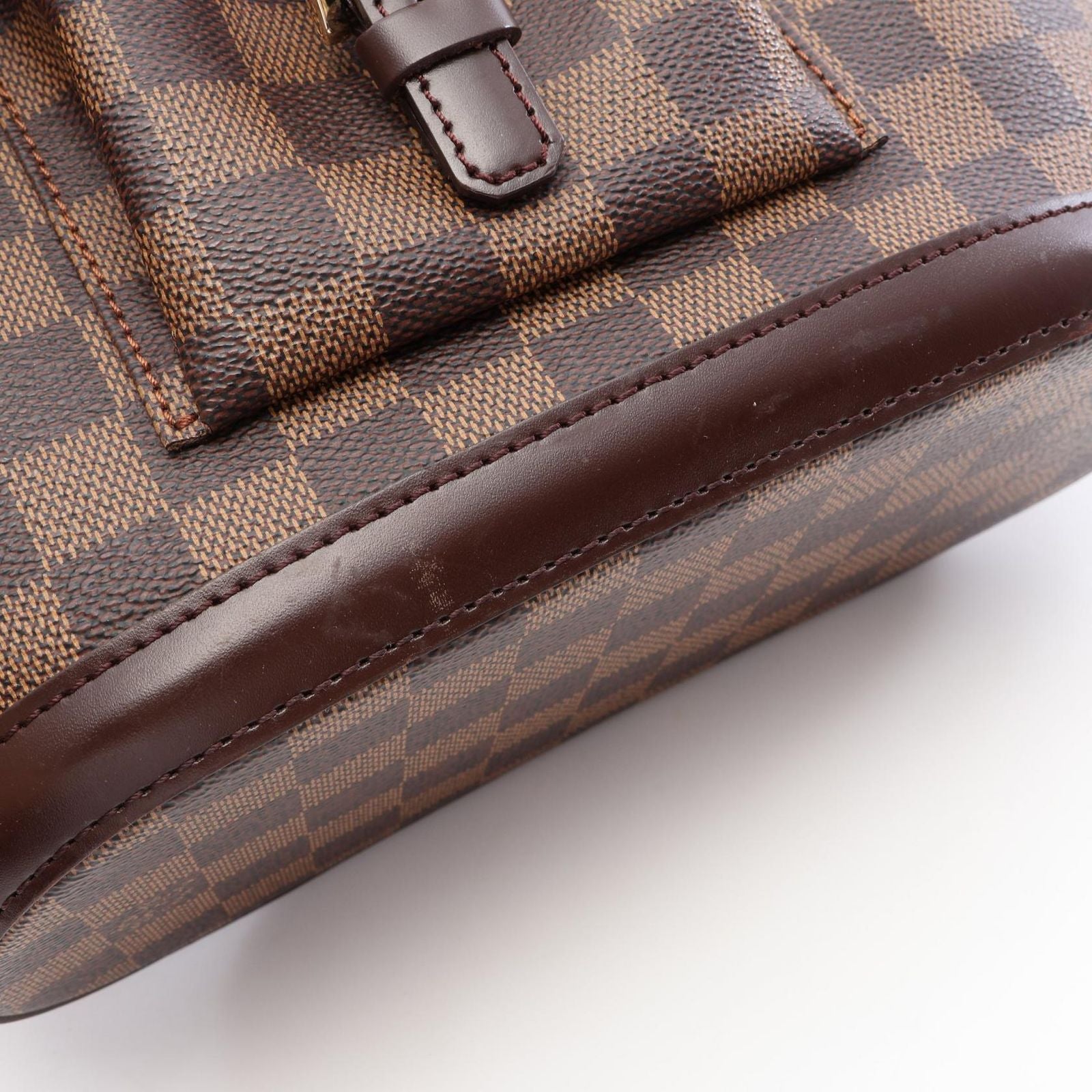 Louis Vuitton Tote Manosque PM Damier Ebene Canvas Leather — view 7