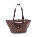 Louis Vuitton Tote Manosque PM Damier Ebene Canvas Leather