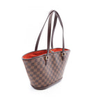 Louis Vuitton Tote Manosque PM Damier Ebene Canvas Leather — view 2
