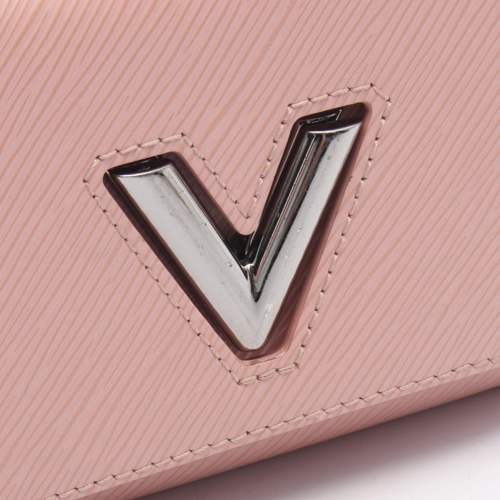 Louis Vuitton Handbag Twist Mini 2-Way Rose Pink Leather — view 7