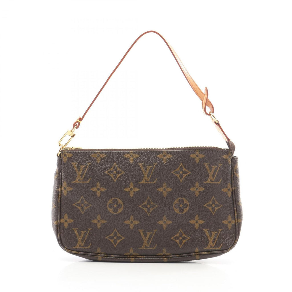 Louis Vuitton Handbag Pochette Soir Monogram Canvas Leather