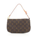 Louis Vuitton Handbag Pochette Soir Monogram Canvas Leather