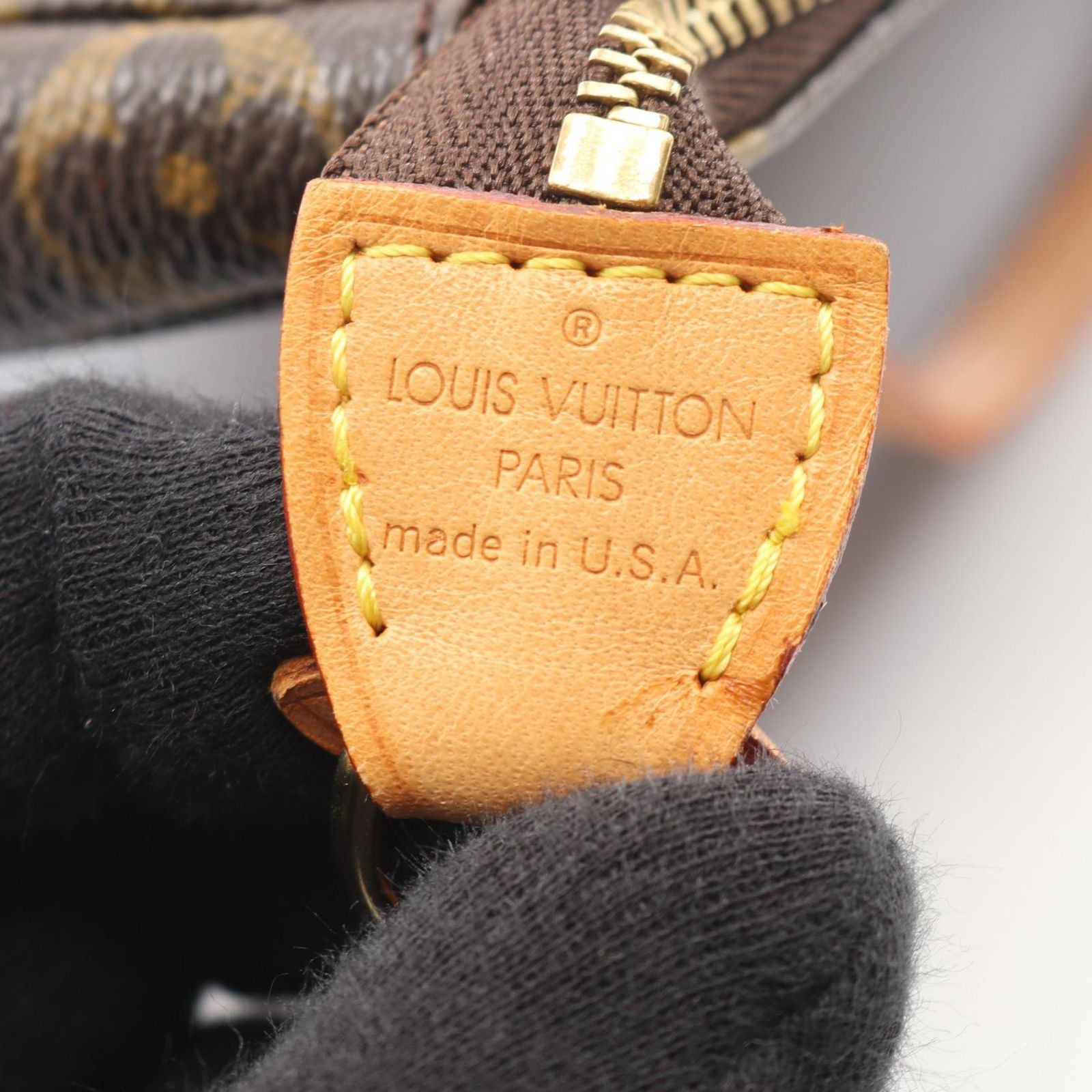 Louis Vuitton Handbag Pochette Soir Monogram Canvas Leather — view 4