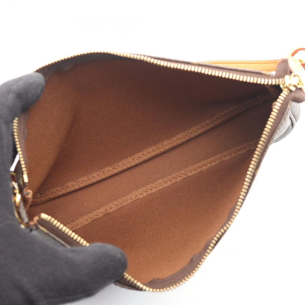Louis Vuitton Handbag Pochette Soir Monogram Canvas Leather — view 3