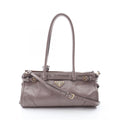 Prada Handbag 2-Way Gray Leather Bonnie