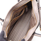 Prada Handbag 2-Way Gray Leather Bonnie — view 3