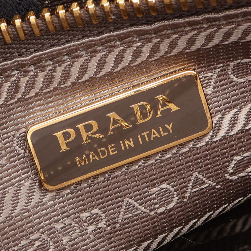 Prada Handbag 2-Way Gray Leather Bonnie — view 4