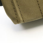 Prada Tote Canapa 2-Way Khaki Black Canvas Mini — view 5