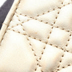 Dior Trifold Wallet Lady Dior Cannage Gold Lambskin — view 7