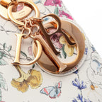 Dior Handbag Lady Dior MY Abcdior Lady Dior Small Florejo 2-Way White Multi — view 7