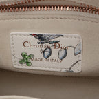 Dior Handbag Lady Dior MY Abcdior Lady Dior Small Florejo 2-Way White Multi — view 4