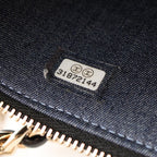 Chanel Shoulder Bag Quilted Vanity Black Lambskin Chain — view 5