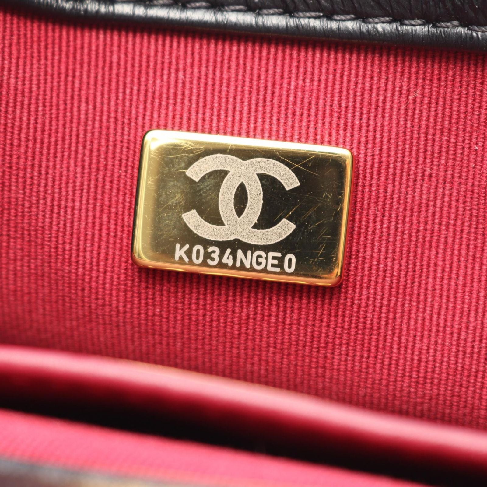 Chanel Shoulder Bag Quilted Small Flap Black Lambskin Chain — view 5