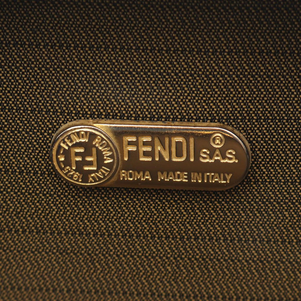 Fendi Handbag Zucca 2-Way Brown Canvas Leather — view 4