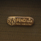 Fendi Handbag Zucca 2-Way Brown Canvas Leather — view 4